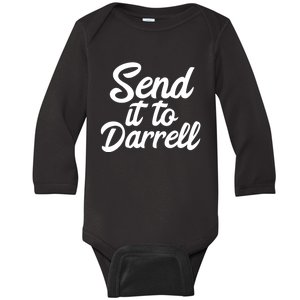 Send It To Darrell LaLa Baby Long Sleeve Bodysuit