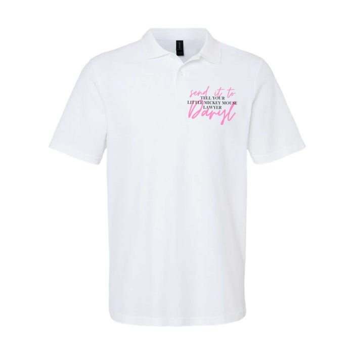 Send It To Daryl Softstyle Adult Sport Polo