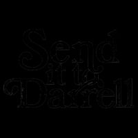 Send It To Darrell Send It To Daryl Funny Drama Vintage Drawstring Bag