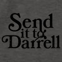 Send It To Darrell Send It To Daryl Funny Drama Vintage Vector Backpack