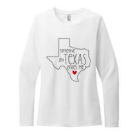 Someone In Texas Loves Me Womens CVC Long Sleeve Shirt