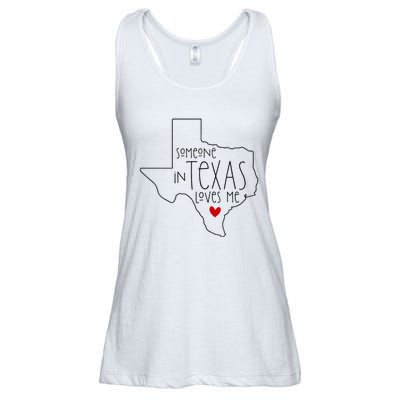 Someone In Texas Loves Me Ladies Essential Flowy Tank