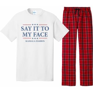 Say It To My Face Kamala Harris Debates 2024 Pajama Set