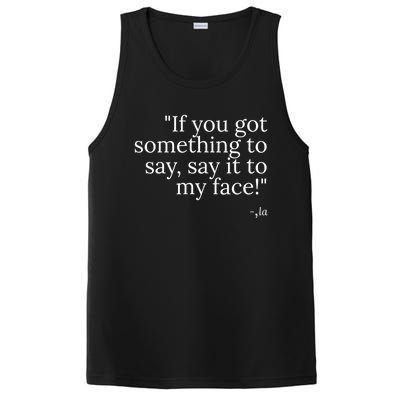 Say It To My Face PosiCharge Competitor Tank