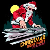 Santa Is The DJ Cooling Performance Crew T-Shirt
