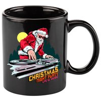 Santa Is The DJ 11oz C Handle Ceramic Mug