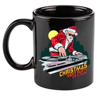 Santa Is The DJ 11oz C Handle Ceramic Mug
