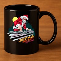 Santa Is The DJ 11oz C Handle Ceramic Mug