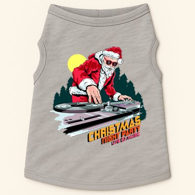 Santa Is The DJ Doggie Tank