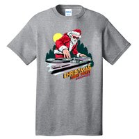 Santa Is The DJ Tall T-Shirt