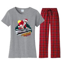 Santa Is The DJ Women's Flannel Pajama Set