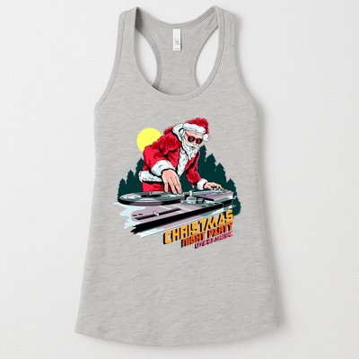 Santa Is The DJ Womens Tank Top