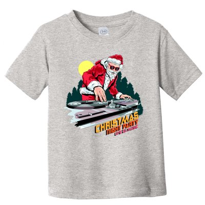 Santa Is The DJ Toddler T-Shirt