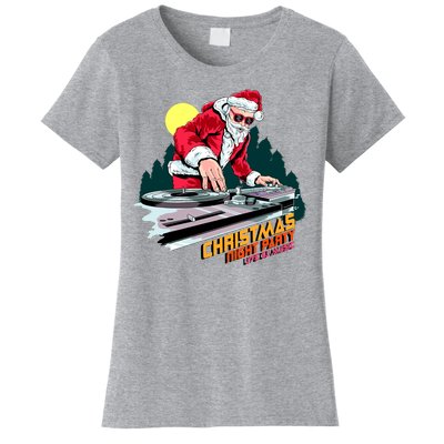 Santa Is The DJ Women's T-Shirt