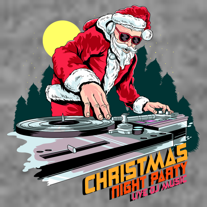 Santa Is The DJ Womens T-Shirt