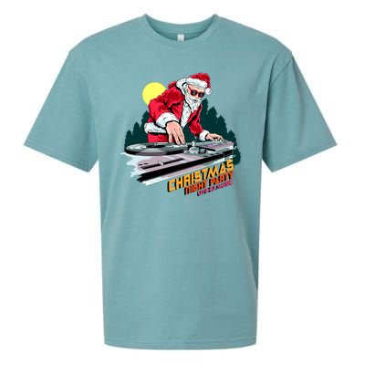 Santa Is The DJ Sueded Cloud Jersey T-Shirt