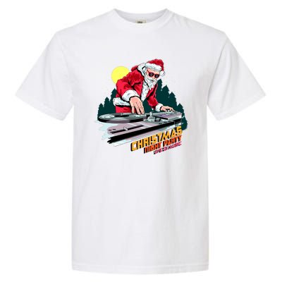 Santa Is The DJ Garment-Dyed Heavyweight T-Shirt