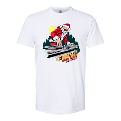 Santa Is The DJ Softstyle® CVC T-Shirt