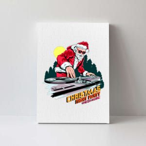 Santa Is The DJ Canvas