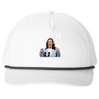 Say It To My Face Funny Kamalaharris Challenges Trump Snapback Five-Panel Rope Hat