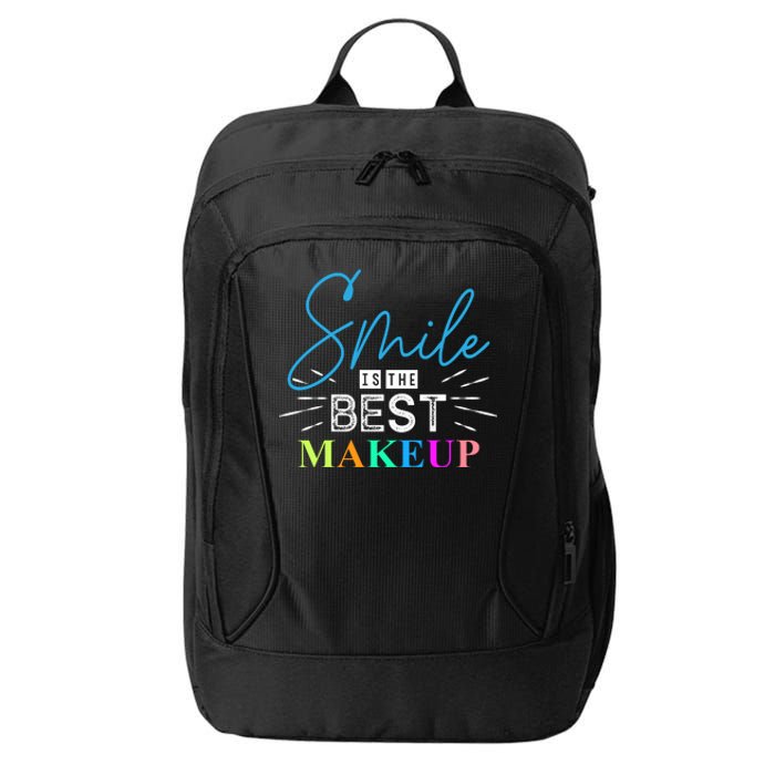 Smile Is The Best Makeup City Backpack