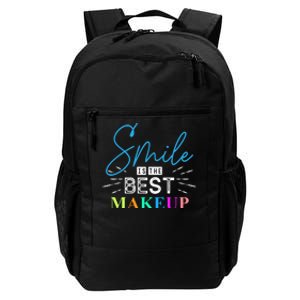 Smile Is The Best Makeup Daily Commute Backpack