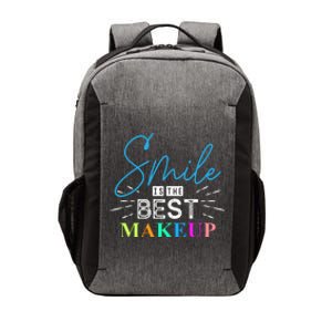 Smile Is The Best Makeup Vector Backpack