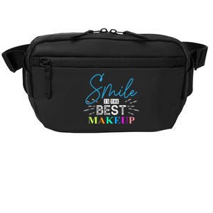 Smile Is The Best Makeup Crossbody Pack