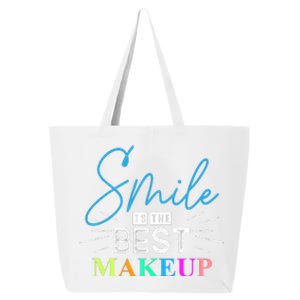 Smile Is The Best Makeup 25L Jumbo Tote