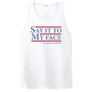 Say It To My Face Kamala Harris Debates 2024 PosiCharge Competitor Tank