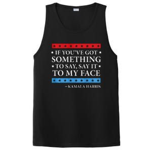 Say It To My Face Kamala Harris Debates 2024 PosiCharge Competitor Tank