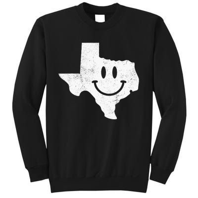 Smiling In TX – Funny Texas Happy Face Sweatshirt