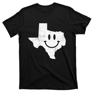 Smiling In TX – Funny Texas Happy Face T-Shirt