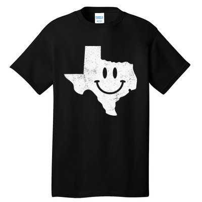 Smiling In TX – Funny Texas Happy Face Tall T-Shirt