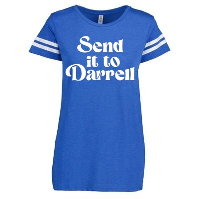 Send It To Darrell Send It To Daryl Send It To Darryl Enza Ladies Jersey Football T-Shirt