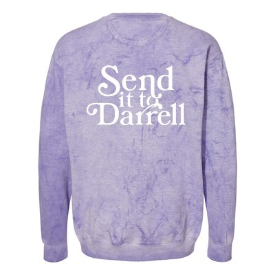 Send It To Darrell Colorblast Crewneck Sweatshirt