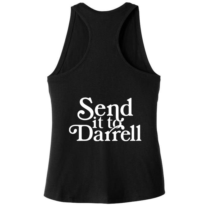 Send It To Darrell Ladies PosiCharge Tri-Blend Wicking Tank