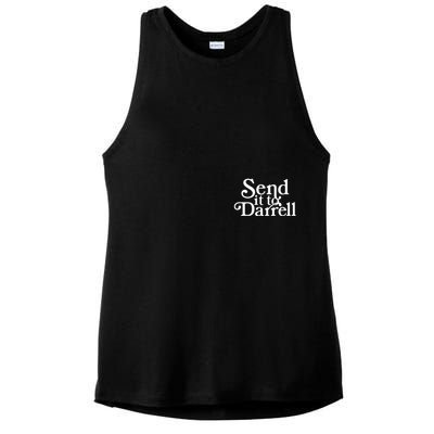 Send It To Darrell Ladies PosiCharge Tri-Blend Wicking Tank