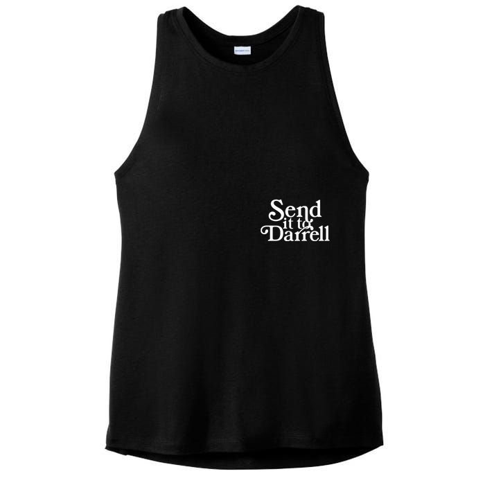 Send It To Darrell Ladies PosiCharge Tri-Blend Wicking Tank