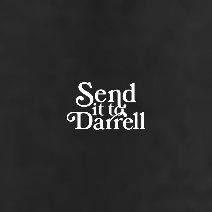 Send It To Darrell 7 Panel Mesh Trucker Snapback Hat