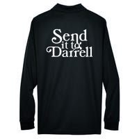 Send It To Darrell Performance Long Sleeve Polo