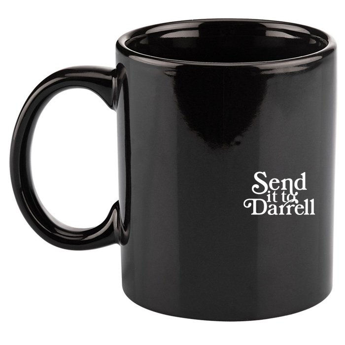 Send It To Darrell 11oz C Handle Ceramic Mug
