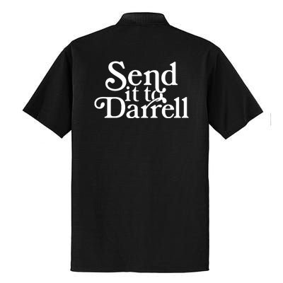 Send It To Darrell Dry Zone Grid Polo