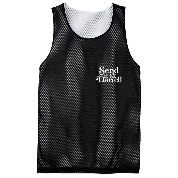 Send It To Darrell Mesh Reversible Basketball Jersey Tank