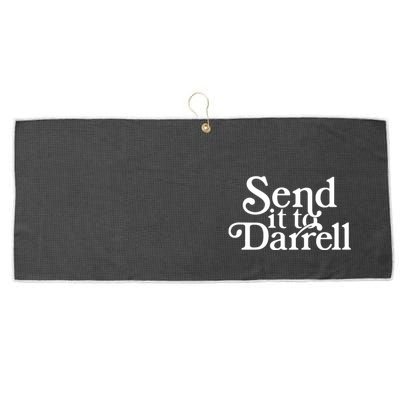 Send It To Darrell Large Microfiber Waffle Golf Towel