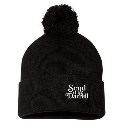 Send It To Darrell Pom Pom 12in Knit Beanie