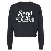 Send It To Darrell Cropped Pullover Crew