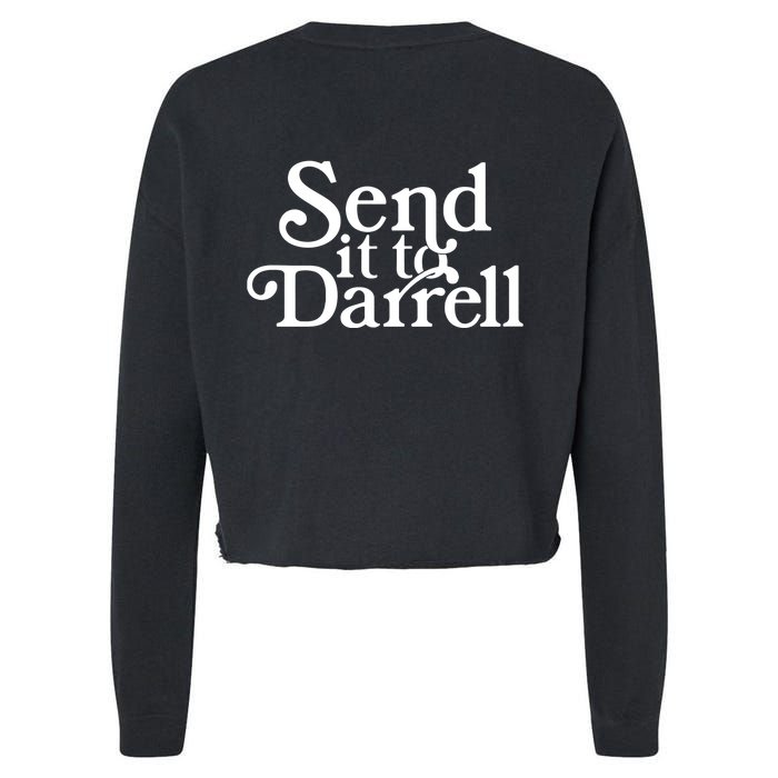 Send It To Darrell Cropped Pullover Crew