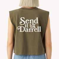 Send It To Darrell Garment-Dyed Women's Muscle Tee