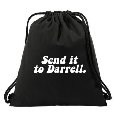 Send It To Daryl Drawstring Bag